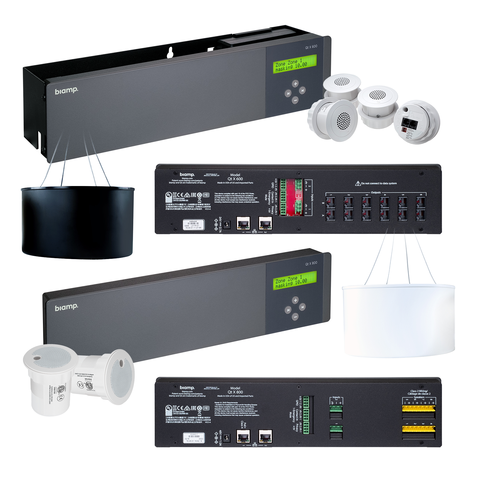 Image of Qt X Sound Masking System with Emitters