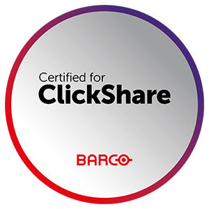 Barco Click Share Certification badge