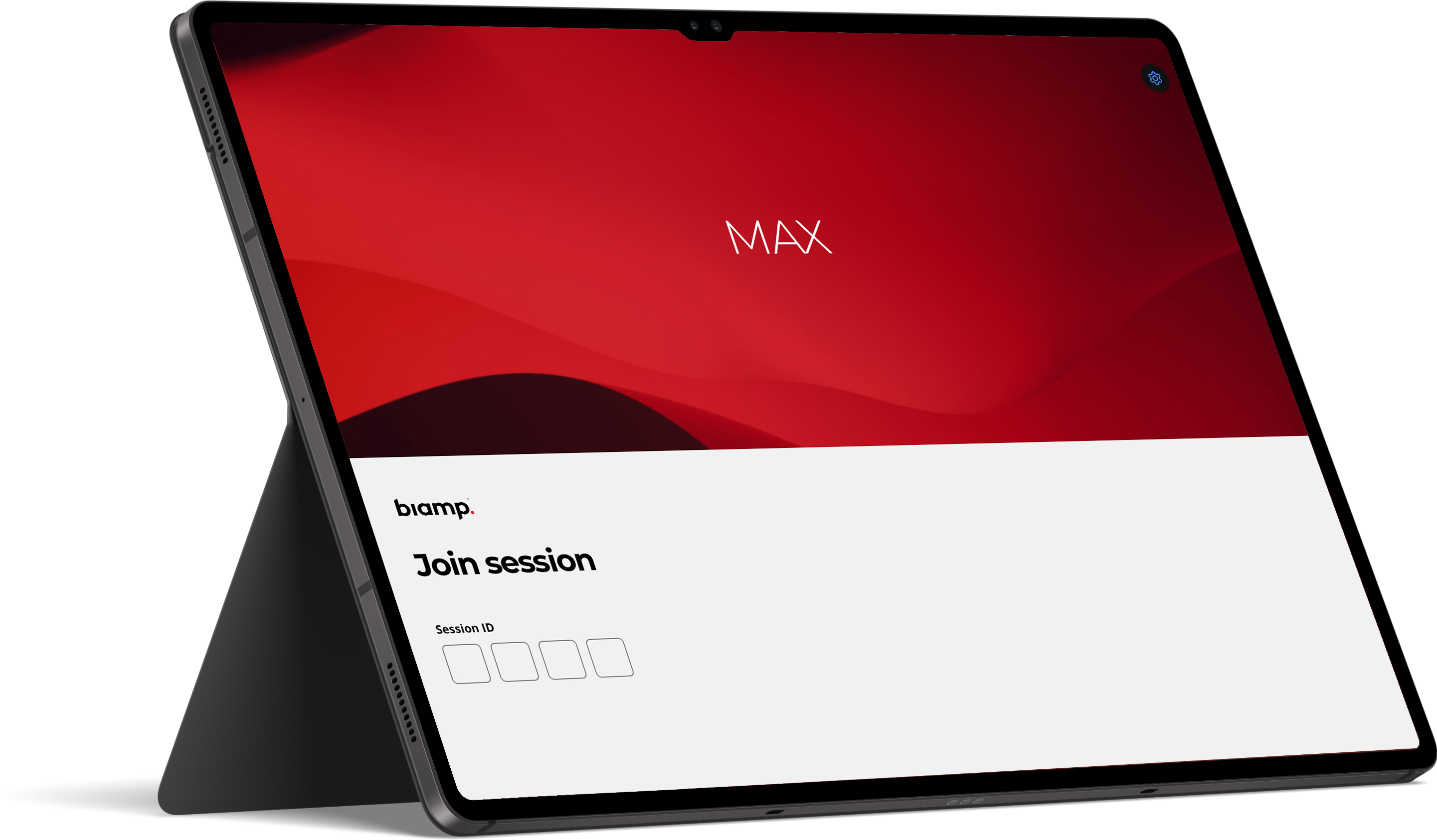 Max Connect Ipad landing screen