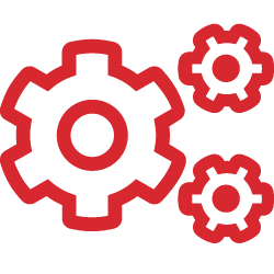 Efficient Installation - Cogs icon