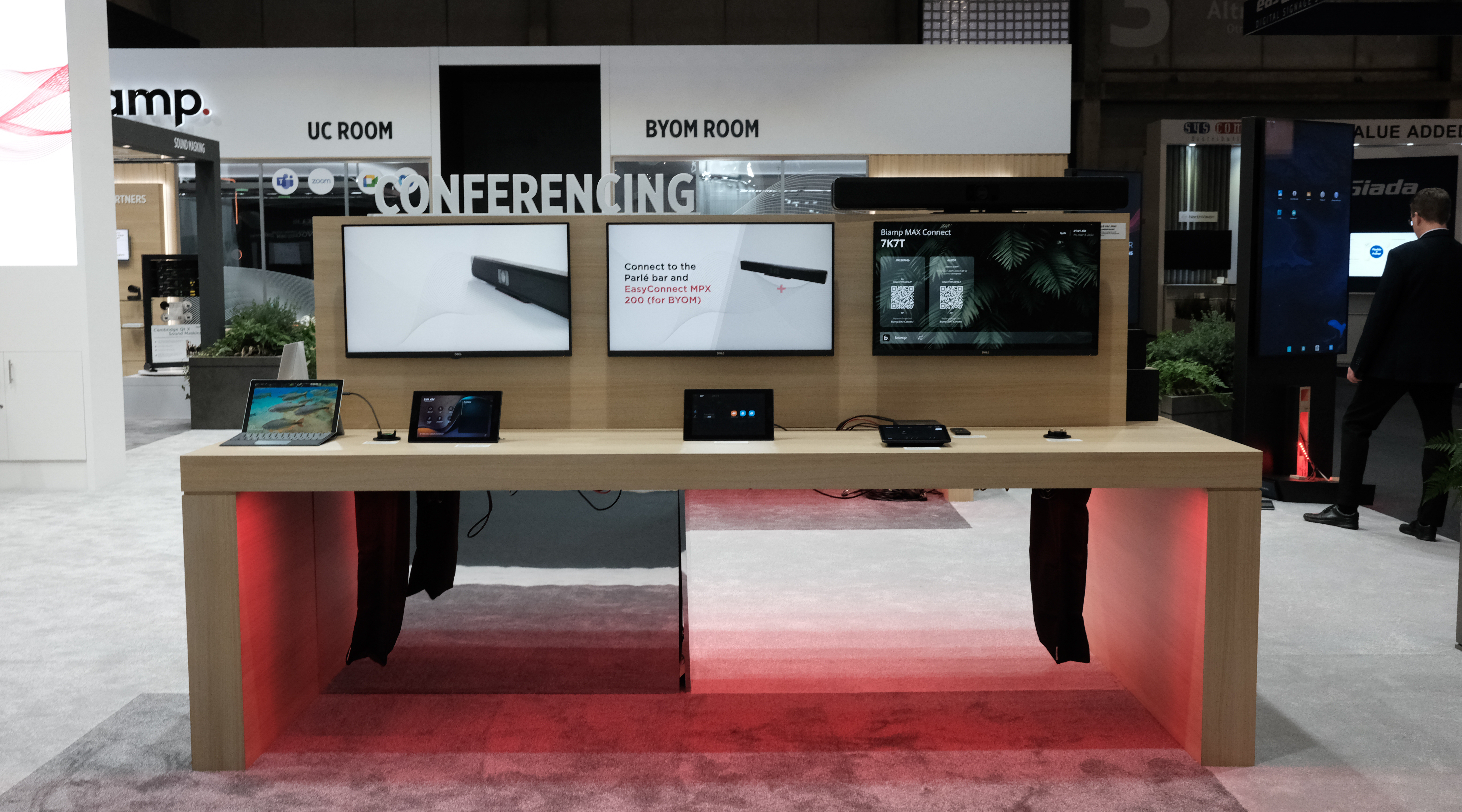 Image of Conferencing Booth Section