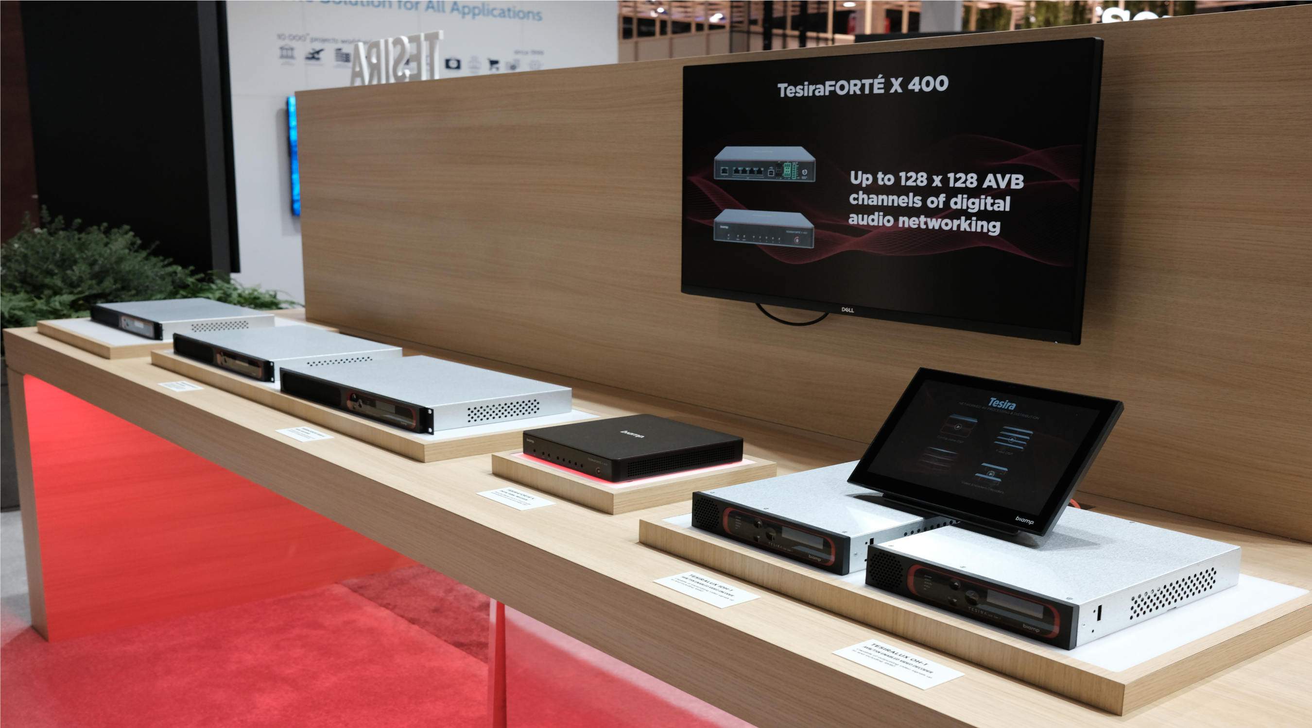 Image of Tesira Products at InfoComm 2024
