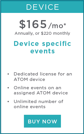 CrowdMics ATOM Device License Cost graphic