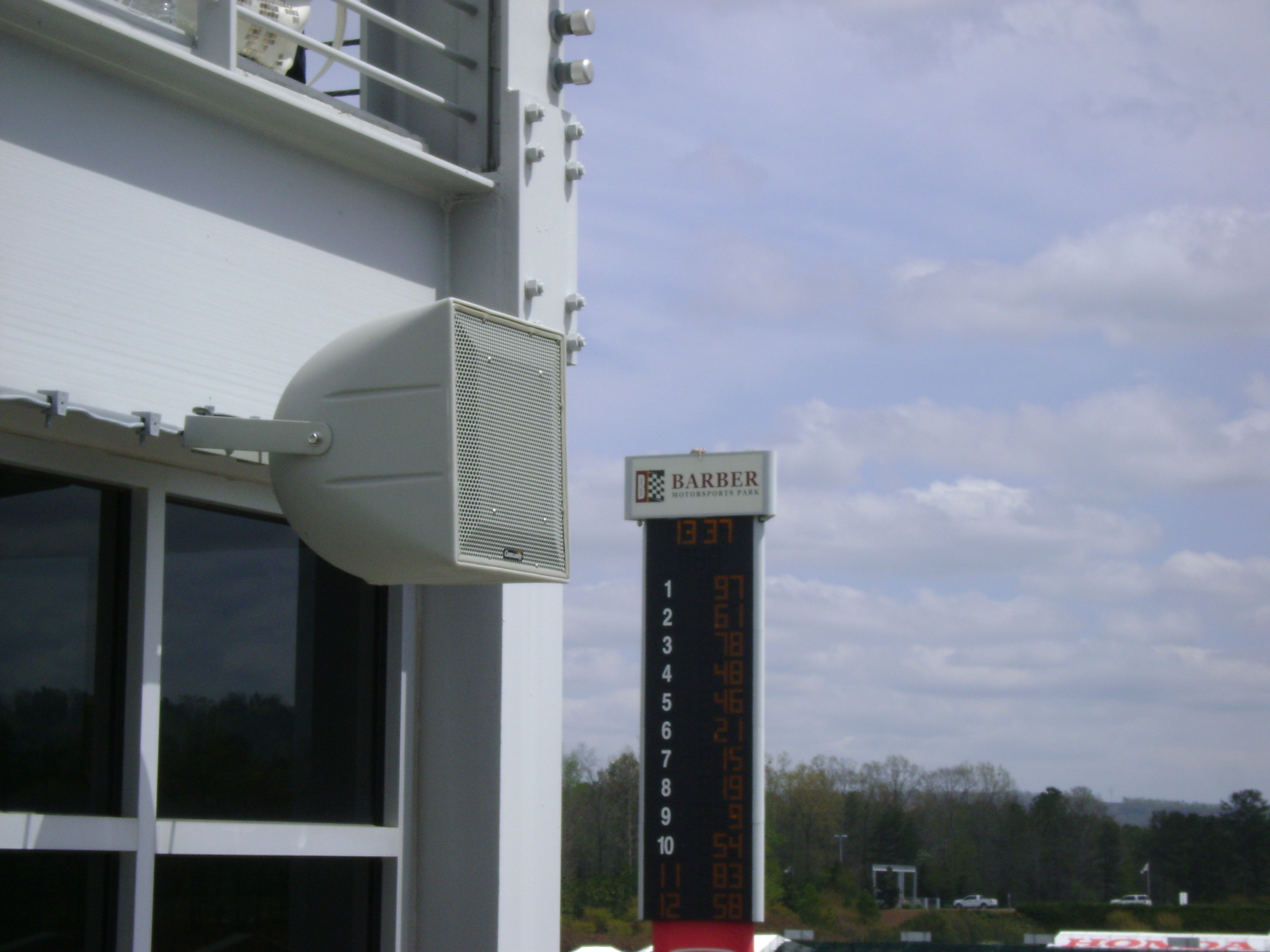 Barber Motorsports Park - Speaker