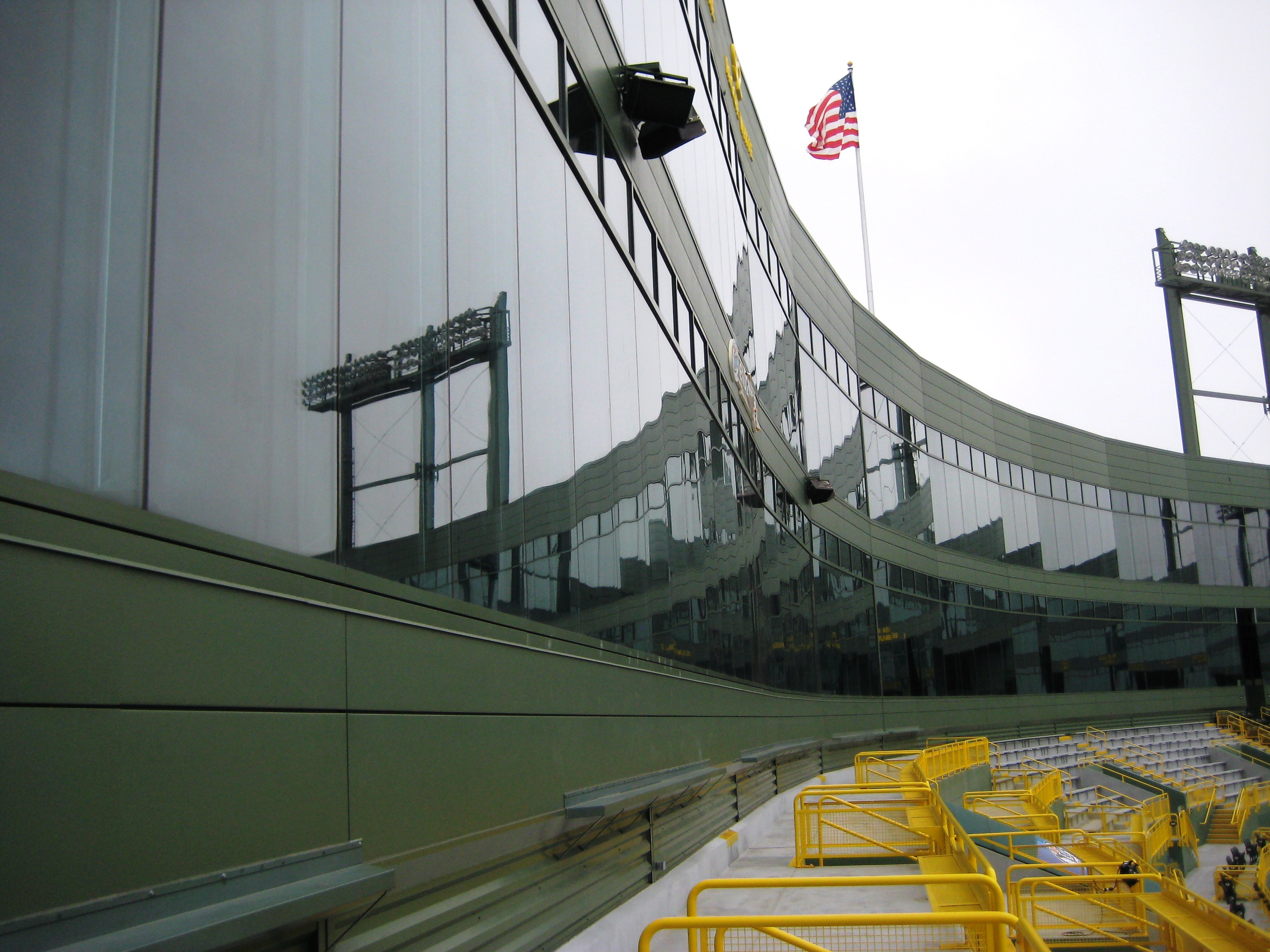 Lambeau Field stands