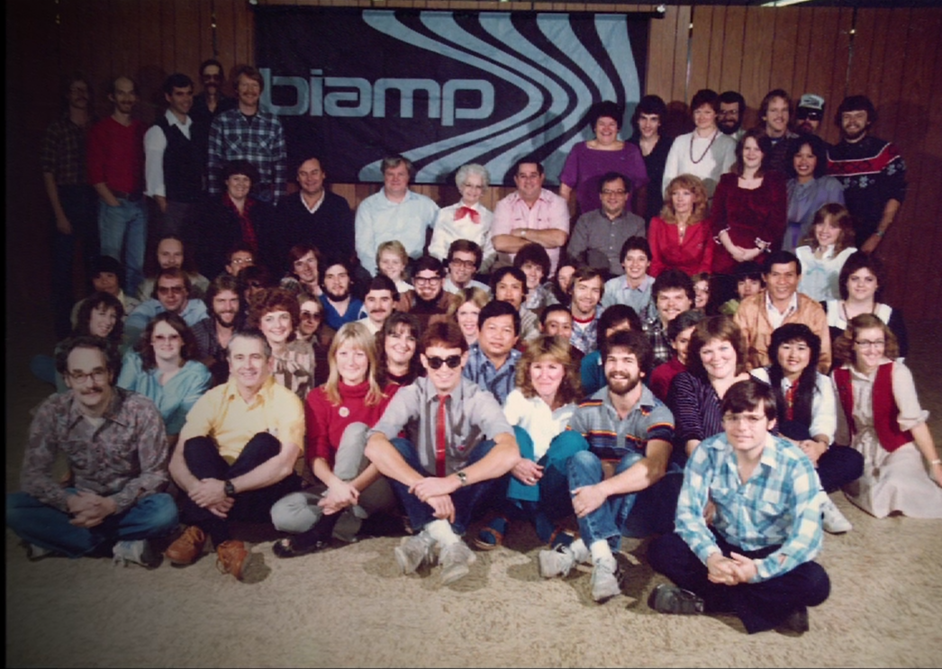 Photo of the original employees of biamp