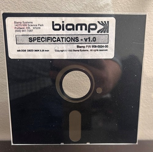 Biamp Specifications