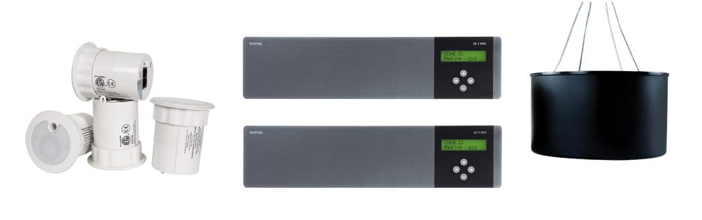 The Cambridge Qt X sound masking solution from Biamp.