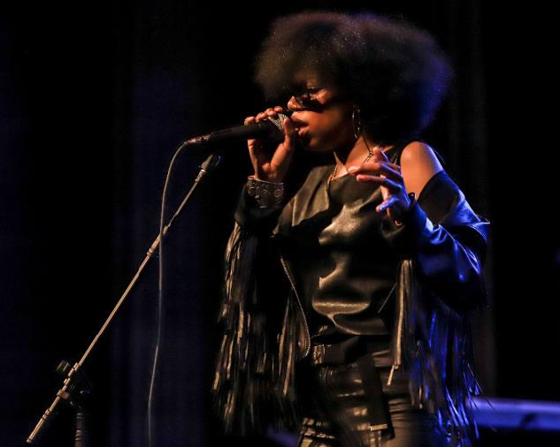 Georgia Ann Muldrow performing at the 2020 Portland Jazz Festival