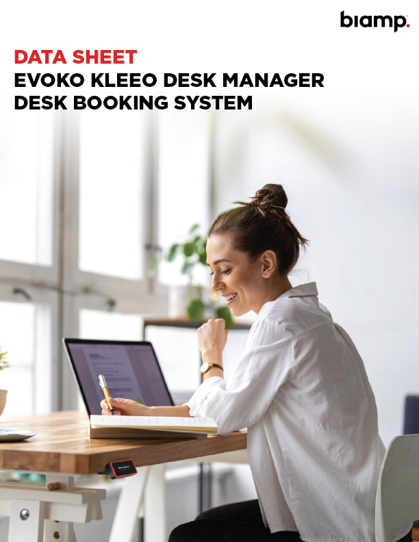 Evoko Desk Scheduling Data Sheet Cover