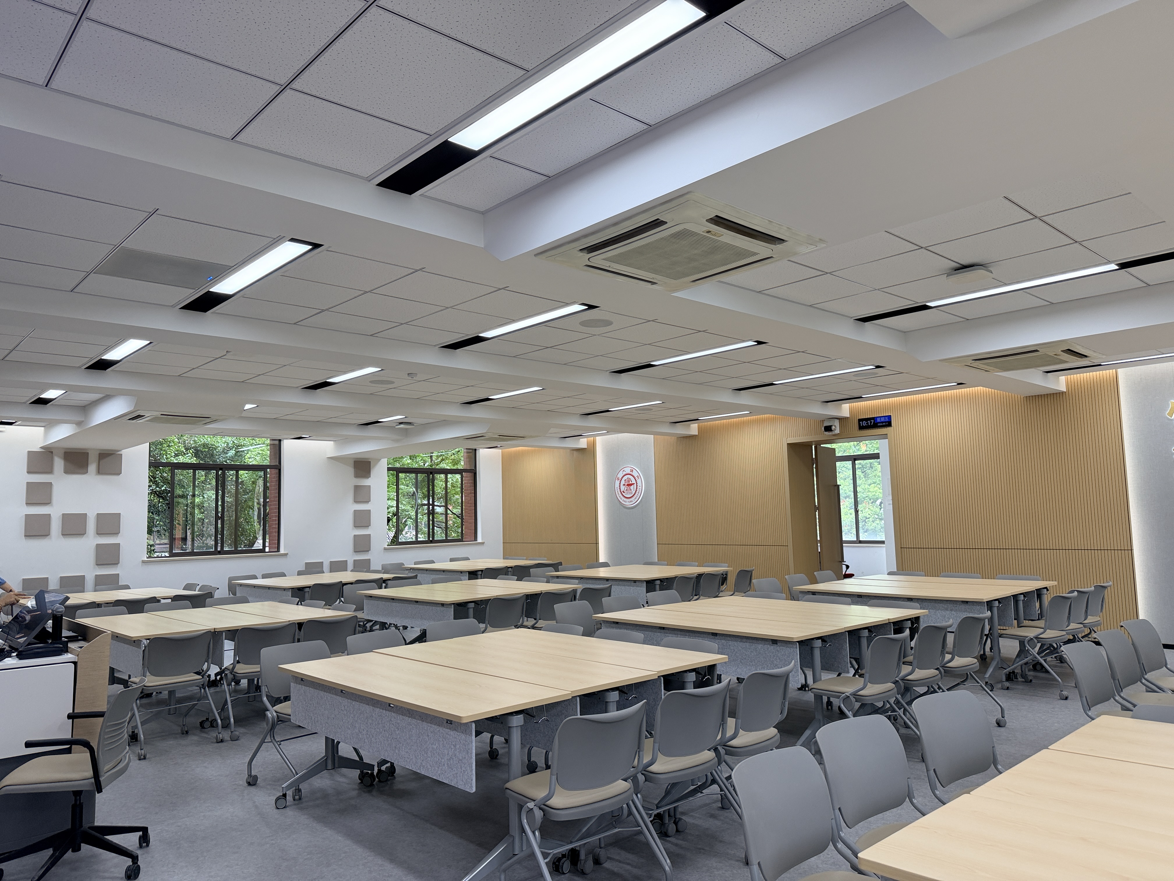 A well equipped classroom