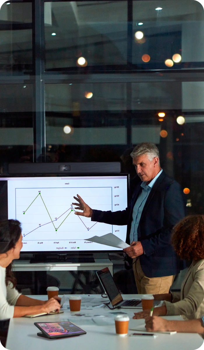 Leading a meeting