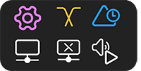 Icons for Tesira Software UI Update