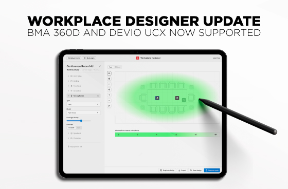 Workplace Designer Update - BMA 360D and Devio SCX Now Supported