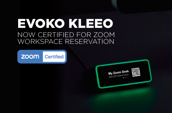 Evoko Kleeo Receives Zoom Workspace Reservation Certification