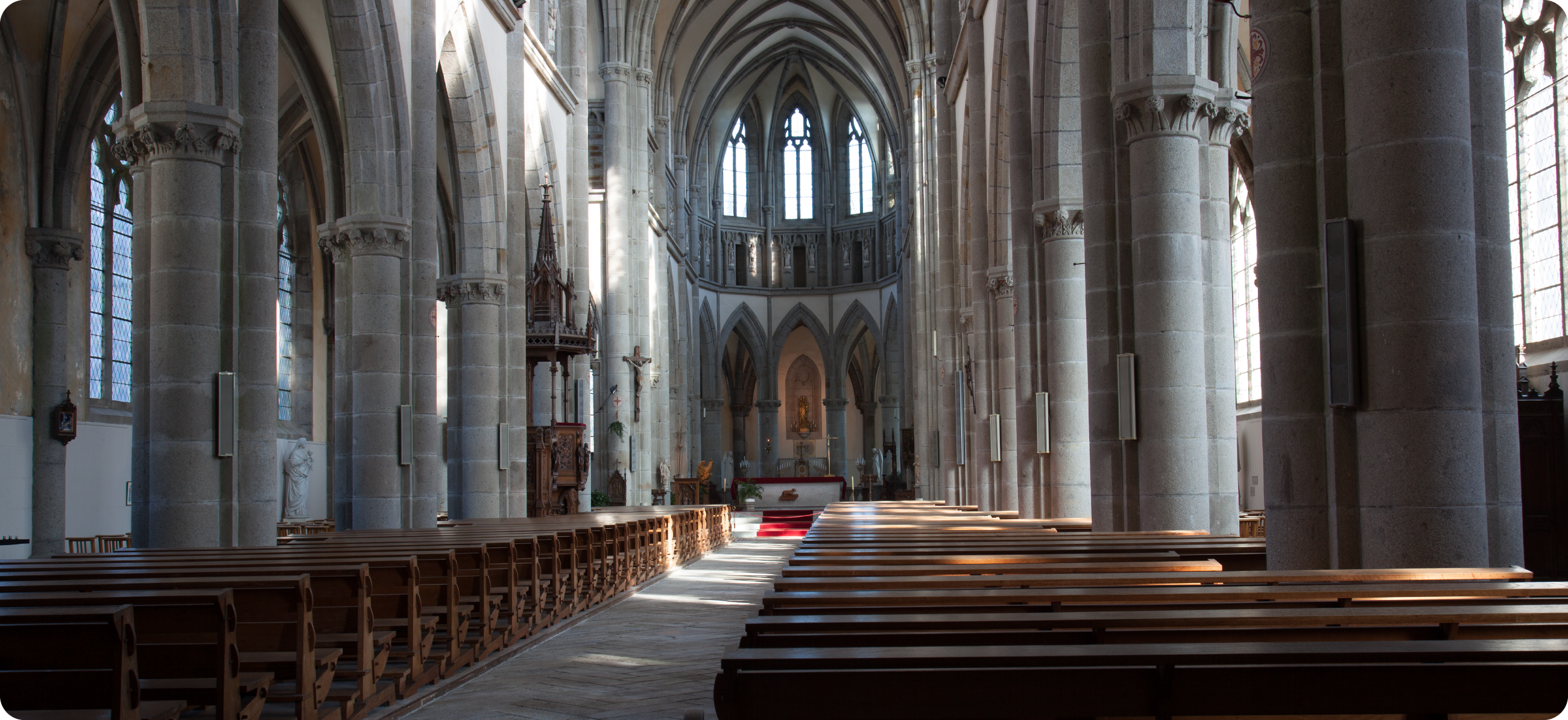 a large beautiful worship space