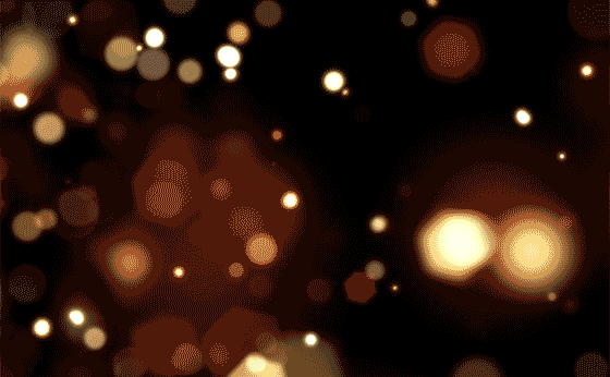 Warm golden bokeh lights on a dark background, creating a festive, abstract holiday backdrop for celebrations or seasonal promotions.