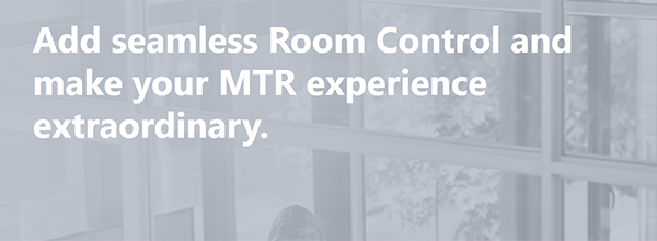 Banner text promoting Biamp Impera integration: “Add seamless Room Control and make your Microsoft Teams Rooms (MTR) experience extraordinary.”