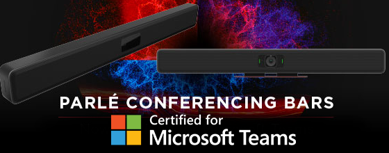 Parle conferencing bars certified for Microsoft teams