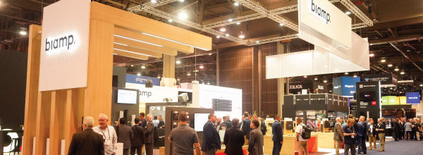 Biamp booth at infocomm