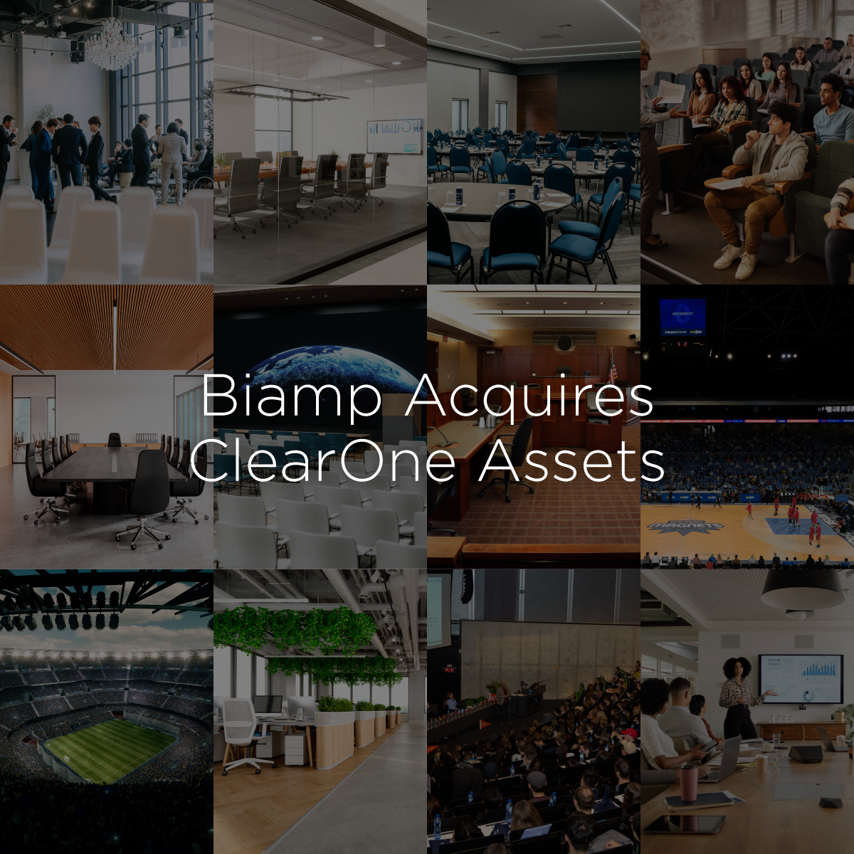 Biamp Acquires ClearOne Assets