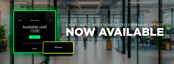 Evoko Naso and Evoko Kleeo Firmware Update Now Available