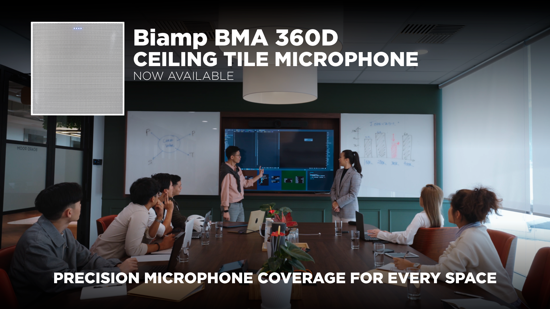Precision Microphone coverage for every space.