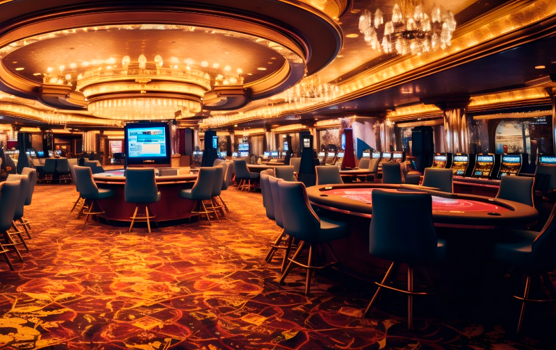 a casino floor
