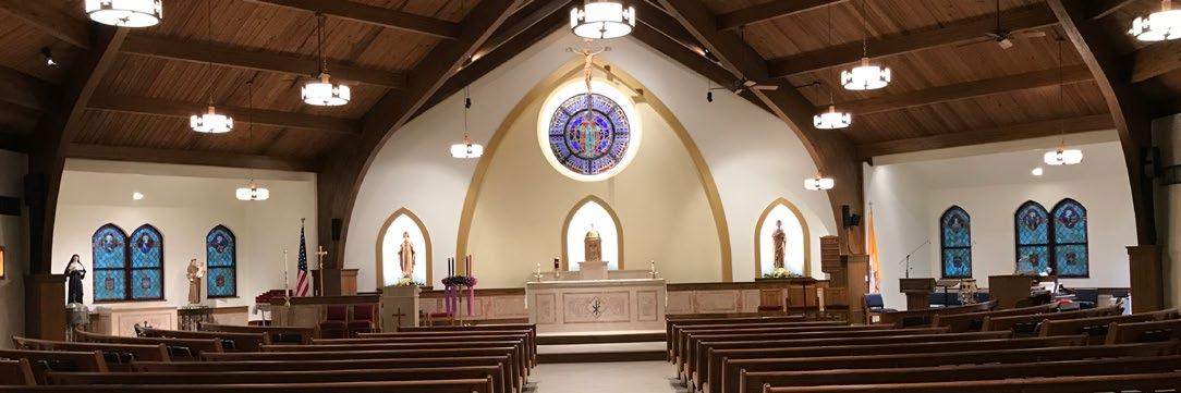inside st john fiser church