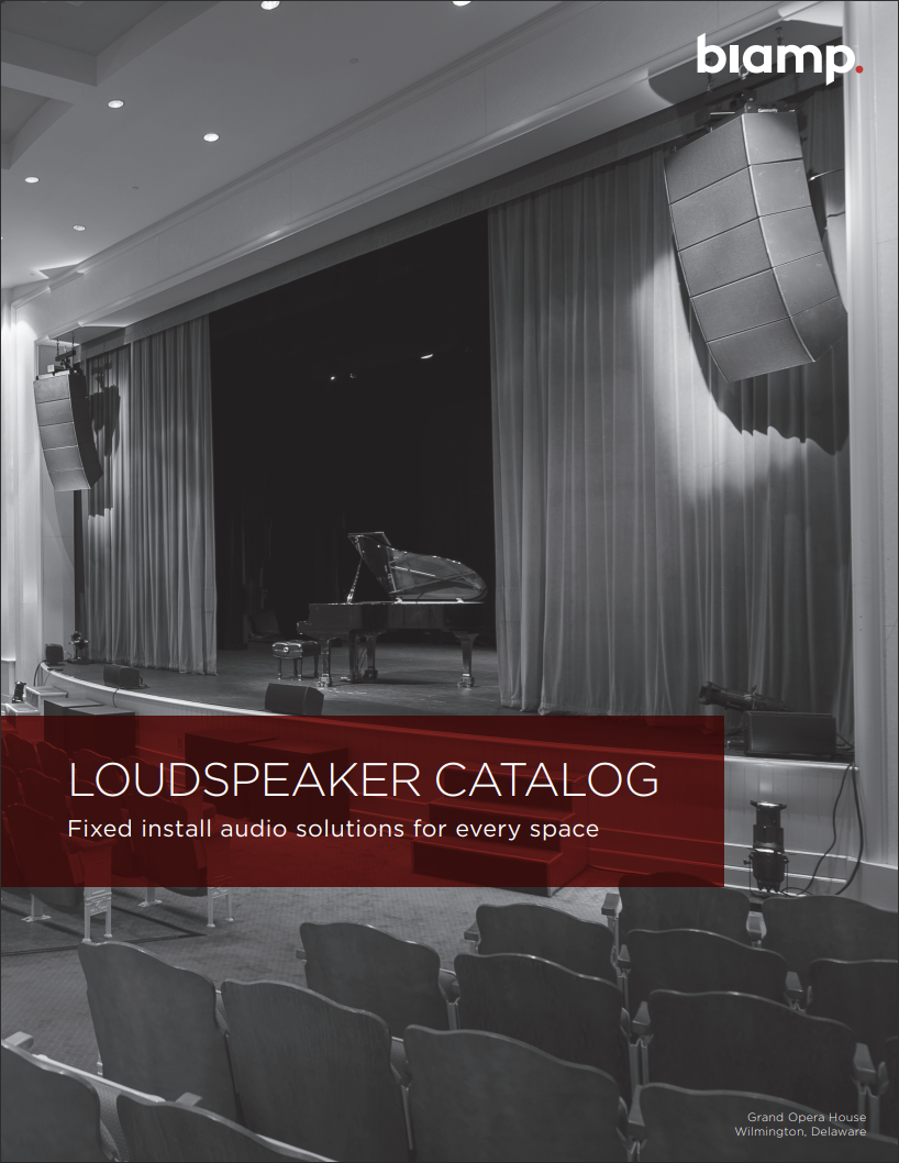 Loudspeaker Catalog Fixed Install Audio Solutions for Every Space