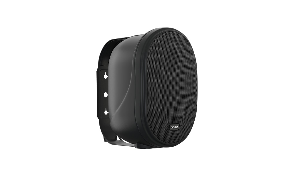 Commercial loudspeakers providing background music in a retail space