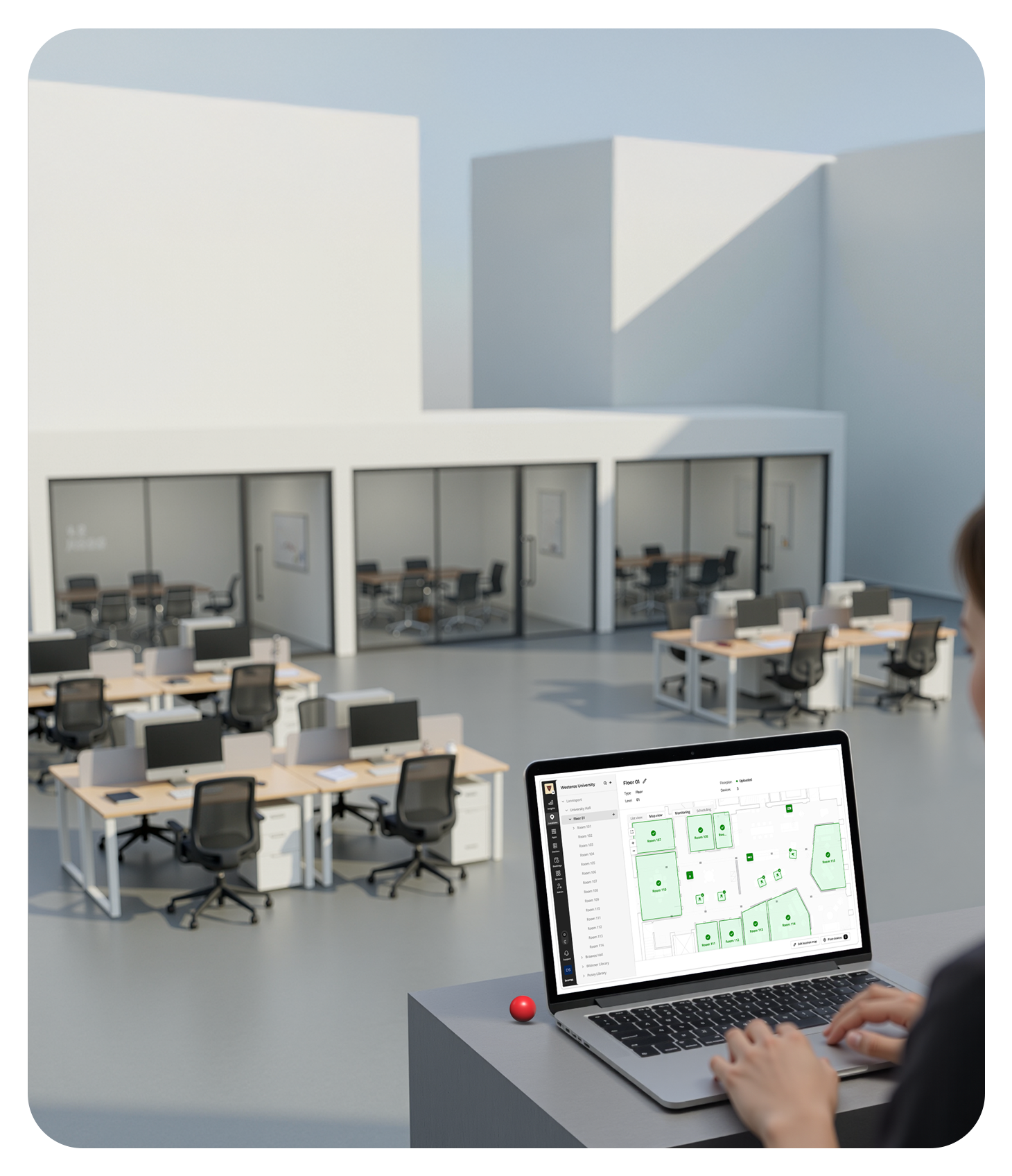 vue de l'emplacement 1