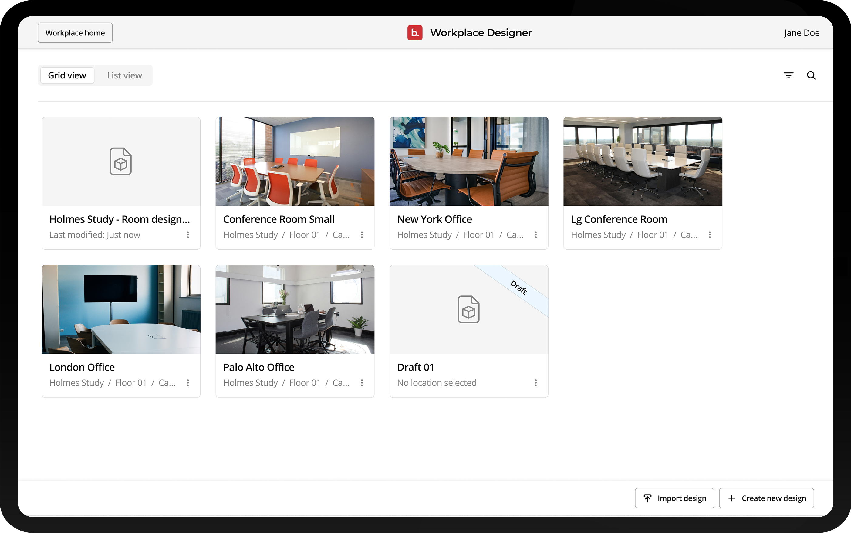 Workplace Designer tablet screenshot 4