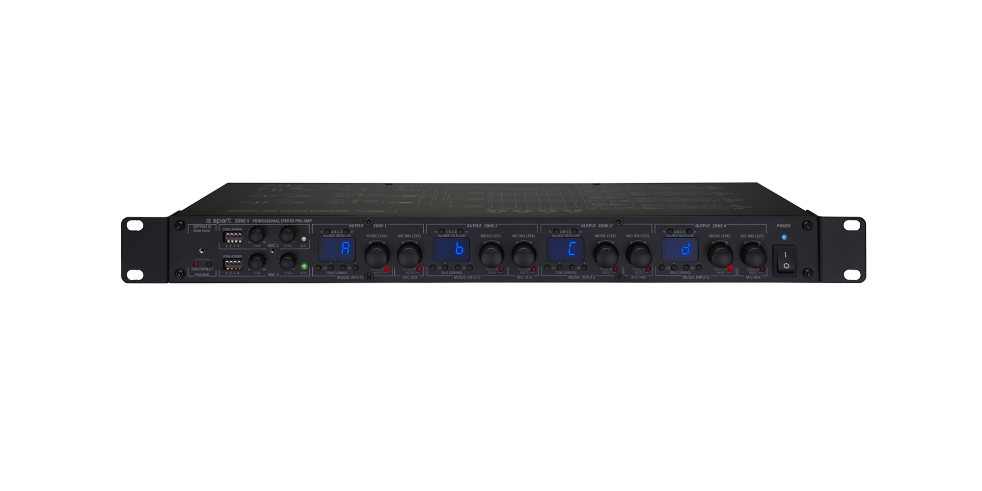 Apart ZONE4 Pre-Amplifier - stereo pre-amplifier featured