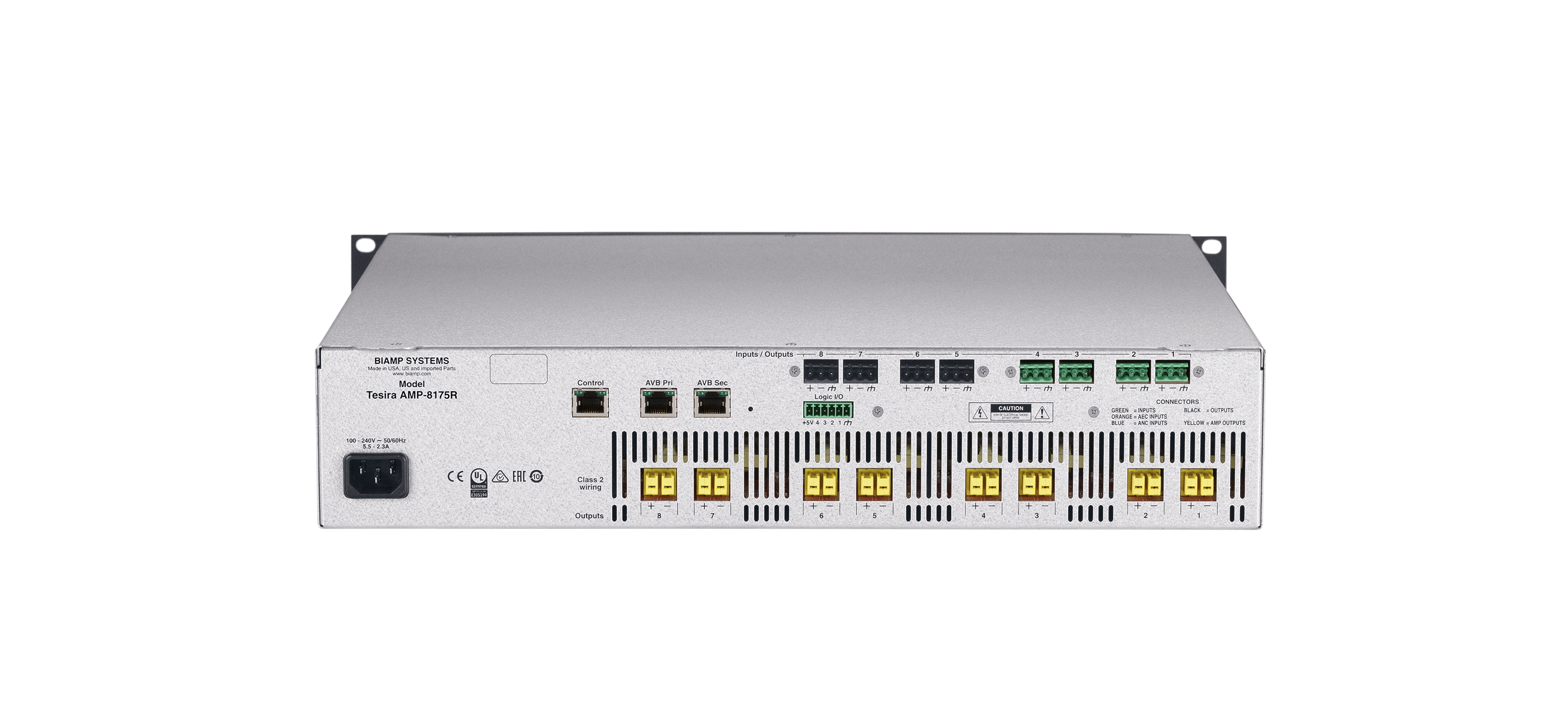Tesira AMP-8175R rear image featured